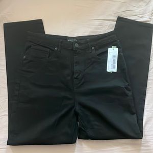 Frank and oak tapered black jeans (size 29)